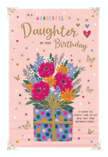 Picture of WONDERFUL DAUGHTER BIRTHDAY CARD